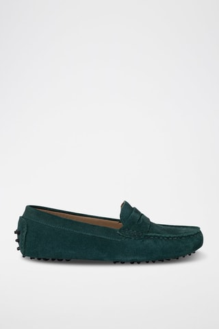 Mocassins en nubuck Deira - Vert