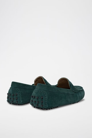 Mocassins en nubuck Deira - Vert