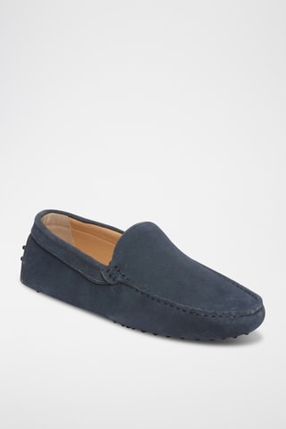 Mocassins en nubuck Colin - Bleu