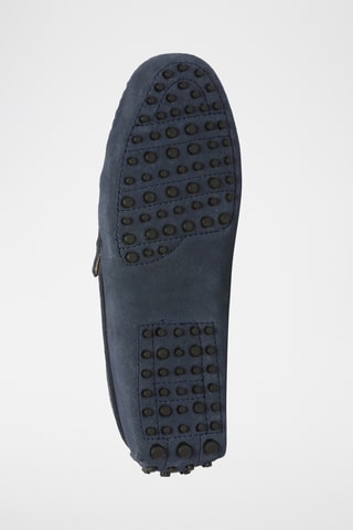 Mocassins en nubuck Colin - Bleu