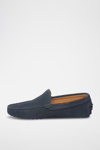 Mocassins en nubuck Colin - Bleu