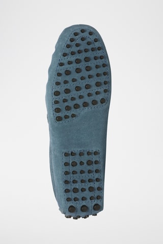 Mocassins en nubuck Fred - Bleu