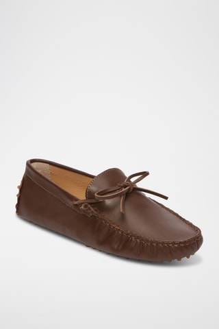 Mocassins en cuir Johnny - Marron