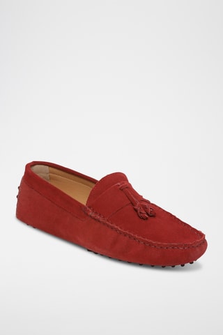 Mocassins en nubuck Dalton - Bleu