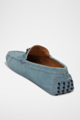 Mocassins en nubuck Felix - Bleu