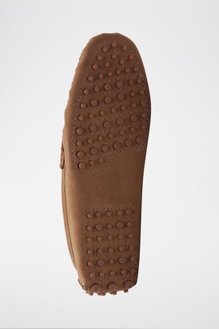 Mocassins en nubuck Lenny - Marron