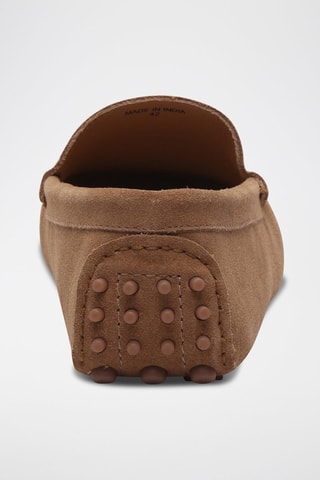 Mocassins en nubuck Lenny - Marron