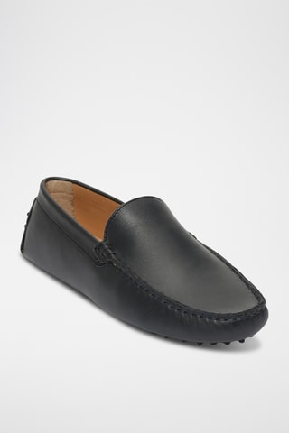Mocassins en cuir nappa Lenny - Bleu