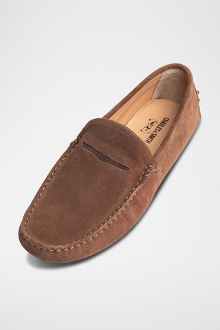 Mocassins en nubuck - Marron