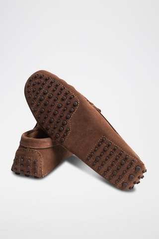 Mocassins en nubuck - Marron