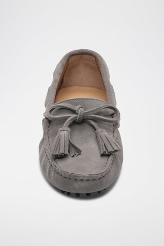 Mocassins en nubuck January - Gris