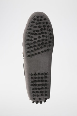 Mocassins en nubuck January - Gris