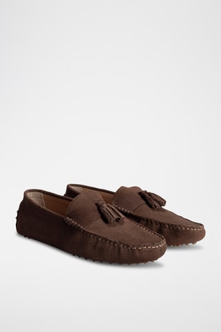 Mocassins en nubuck Fred - Kaki