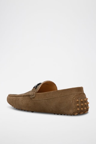 Mocassins en nubuck Kurt - Marron