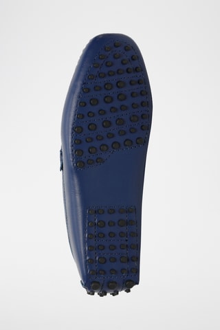 Mocassins en cuir nappa Tom - Bleu