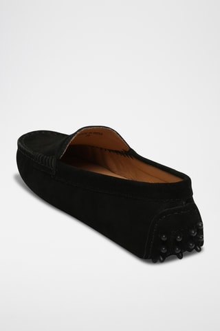 Mocassins en nubuck Thandie - Noir