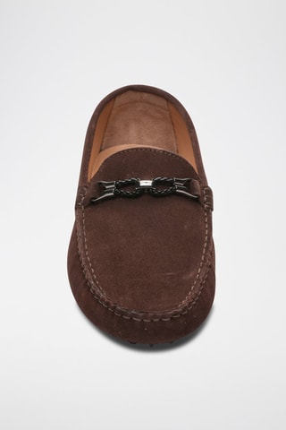 Mocassins en nubuck Kurt - Marron