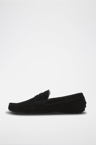 Mocassins en nubuck Lew - Noir