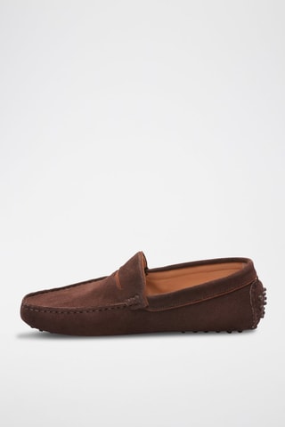 Mocassins en nubuck Lodrick - Marron
