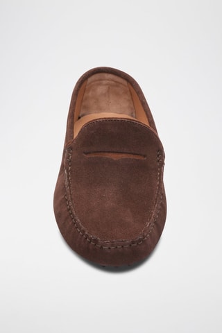 Mocassins en nubuck Lodrick - Marron