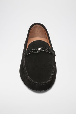 Mocassins en nubuck Kurt - Noir