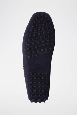 Mocassins en nubuck Lew - Bleu