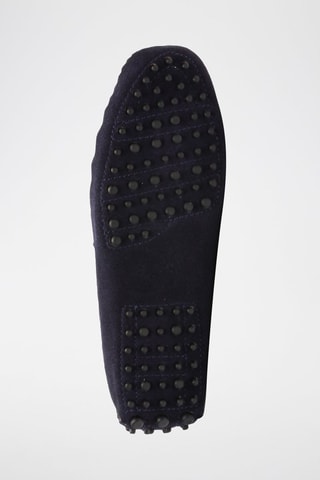 Mocassins en nubuck Finn - Bleu