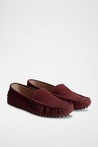 Mocassins en nubuck Thandie - Bleu