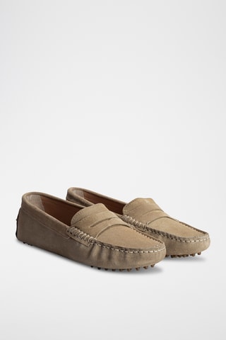 Mocassins en nubuck Deira - Beige