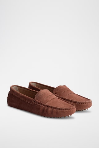Mocassins en nubuck Deira - Marron