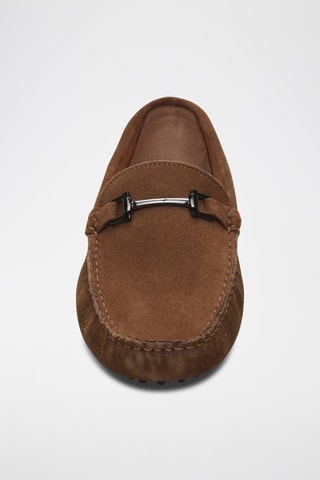 Mocassins en nubuck Harold - Marron