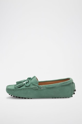 Mocassins en nubuck Lily - Vert