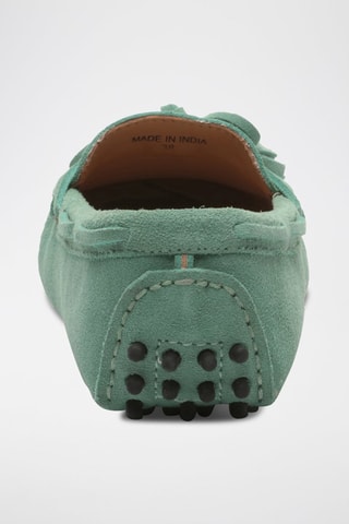 Mocassins en nubuck Lily - Vert