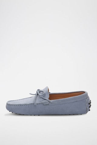 Mocassins en nubuck Duke - Bleu