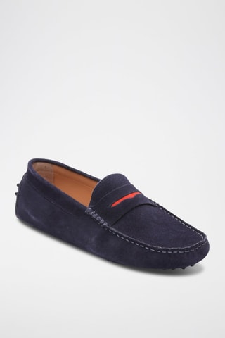 Mocassins en nubuck Cliff - Bleu