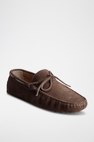 Chaussures bateau en nubuck Quid - Kaki