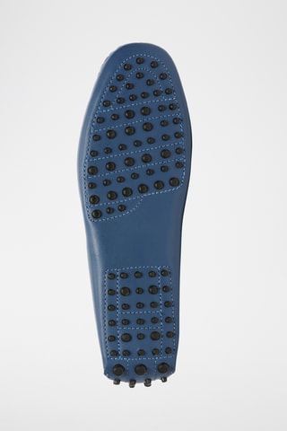 Mocassins en cuir nappa Phillip - Bleu