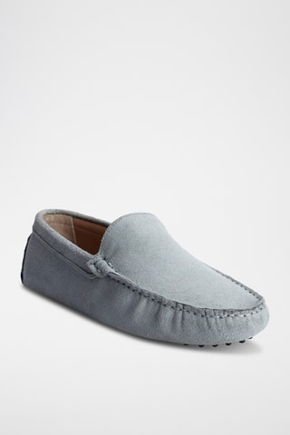 Mocassins en nubuck Colin - Bleu