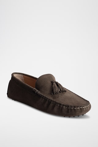 Mocassins en nubuck Trevor - Kaki