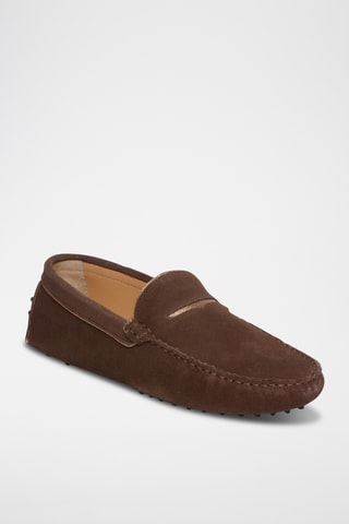 Mocassins en nubuck Lodrick - Marron