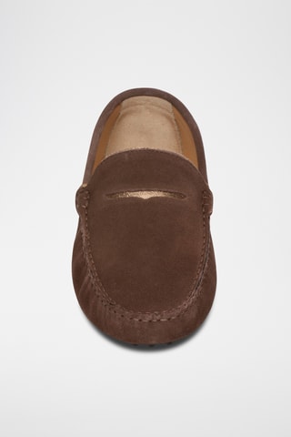 Mocassins en nubuck Lodrick - Marron