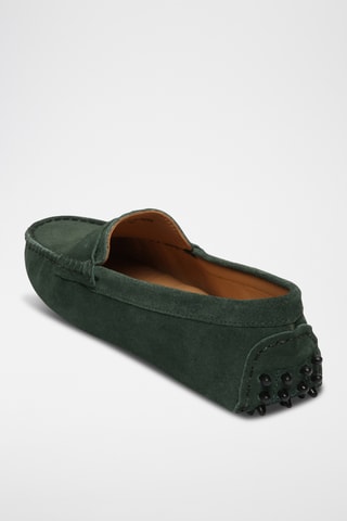 Mocassins en nubuck Deira - Vert