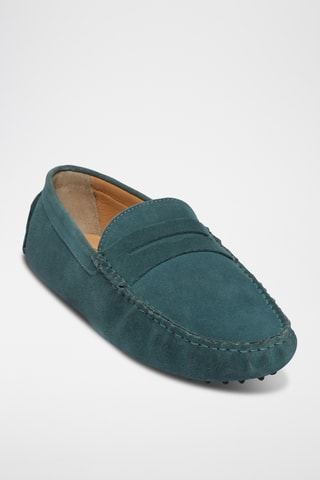 Mocassins en nubuck Wales - Bleu