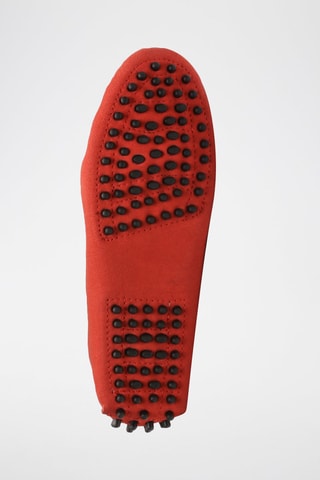 Mocassins en nubuck Deira - Rouge