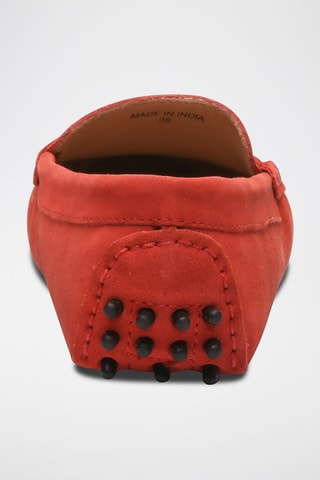 Mocassins en nubuck Deira - Rouge