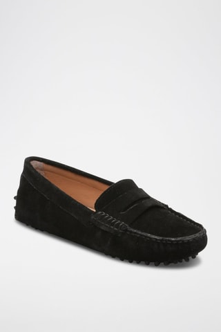 Mocassins en nubuck Deira - Noir
