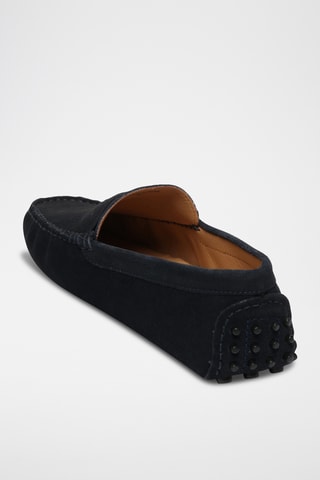 Mocassins en nubuck Cliff - Bleu
