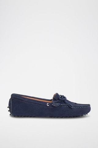 Mocassins en nubuck Emma - Bleu