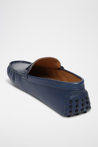 Mocassins en cuir Alan - Bleu