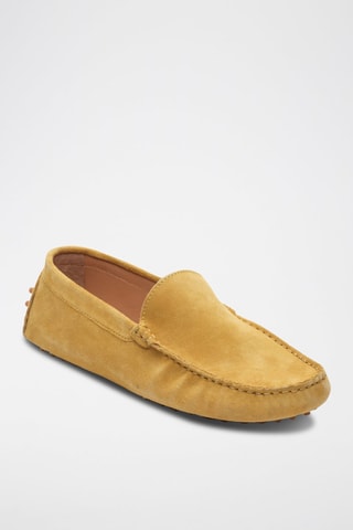 Mocassins en nubuck Cambridge - Jaune